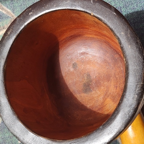 Wooden mortar extra large, hand carved. - Picture 7 of 8